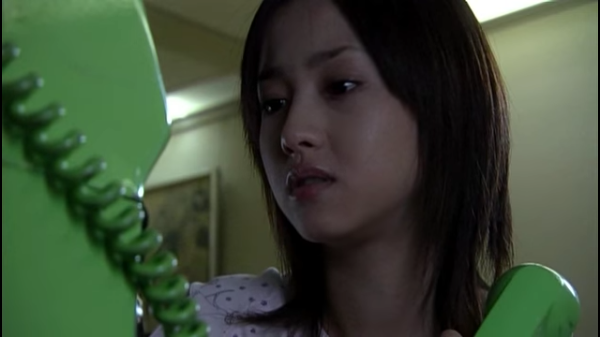 受話器持ってる画像