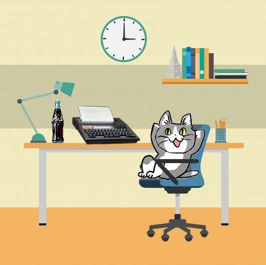 SNSで話題の“仕事猫”、ぬいぐるみ型クッションに