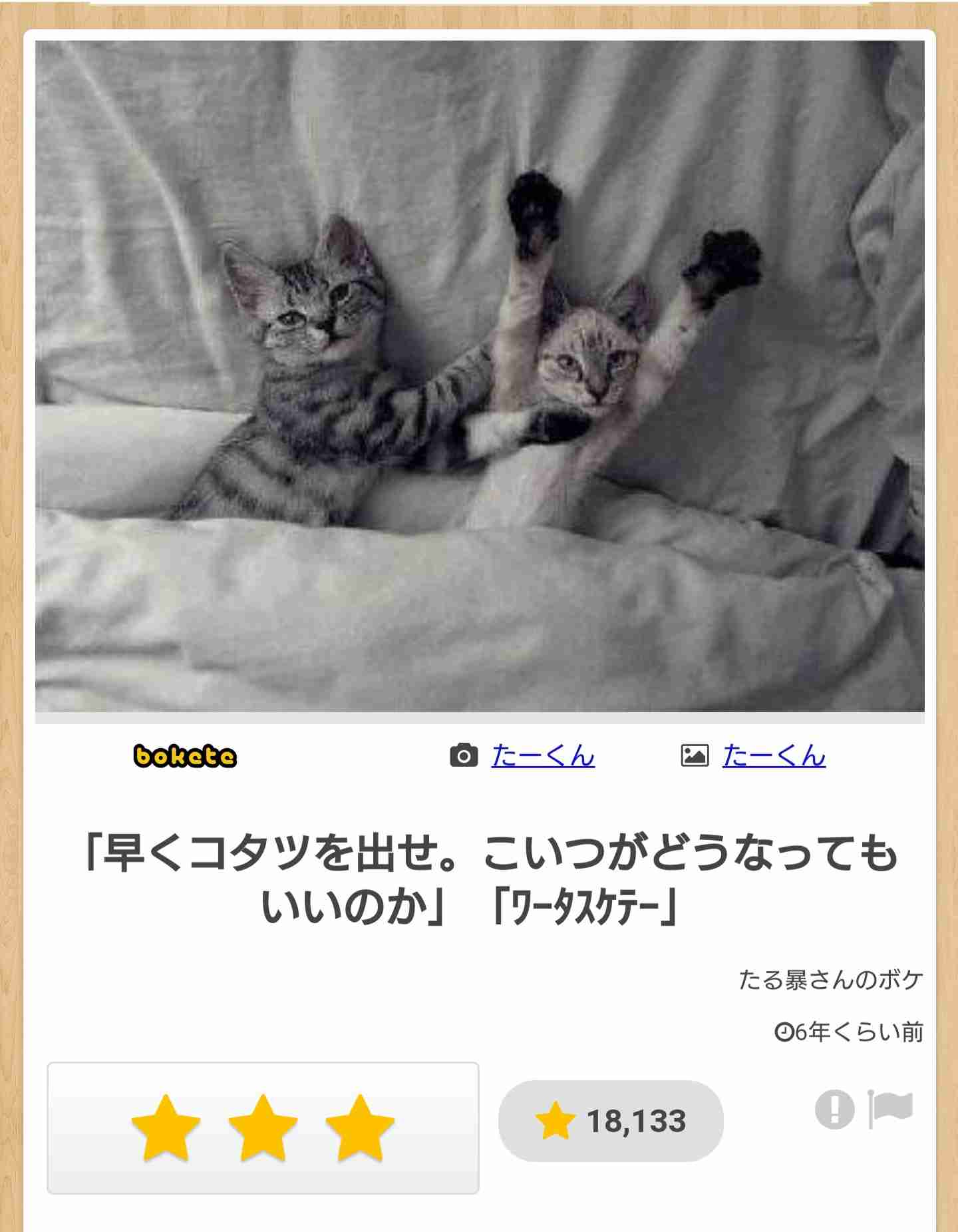 動物のboketeを貼るトピpart6