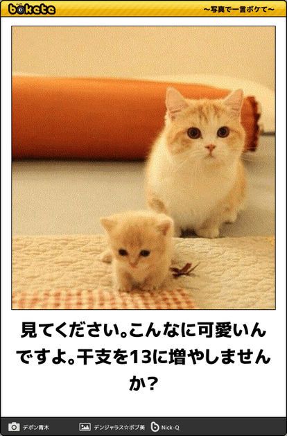 動物のboketeを貼るトピpart6