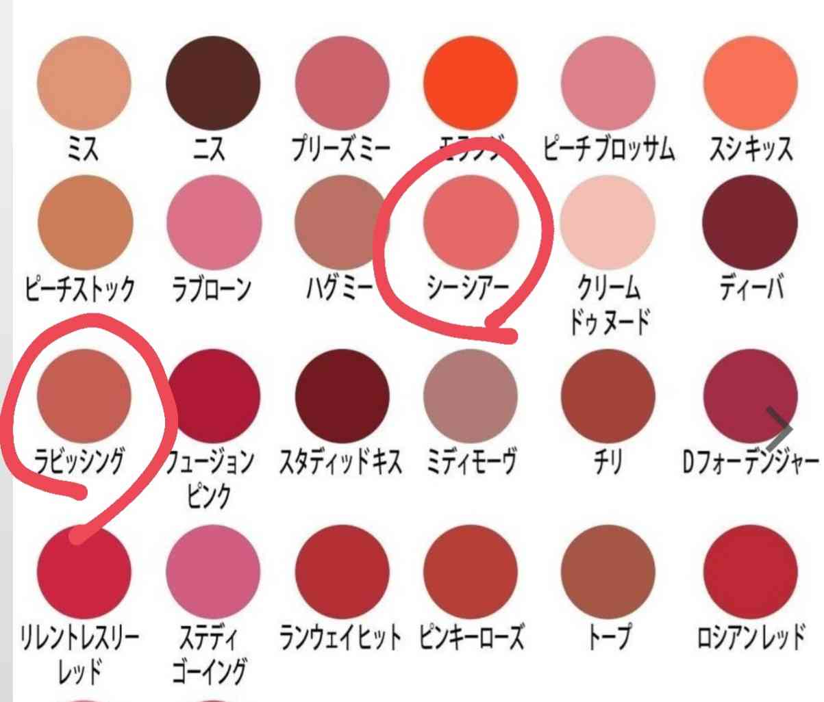 Macの口紅おすすめの色!