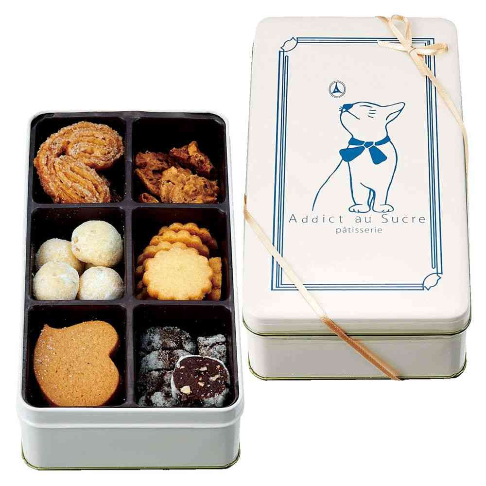 可愛いお菓子の缶を貼るトピ