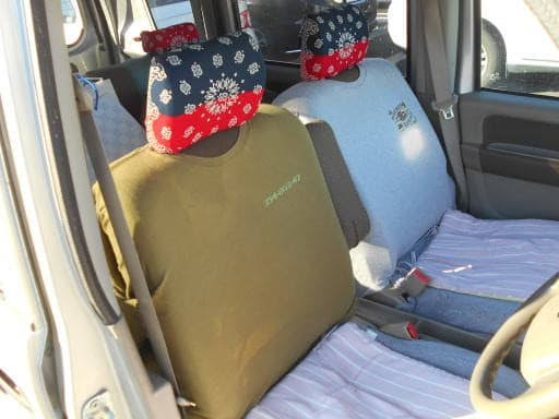 自分の車が居心地良い方、車の中に置いているもの教えて下さい