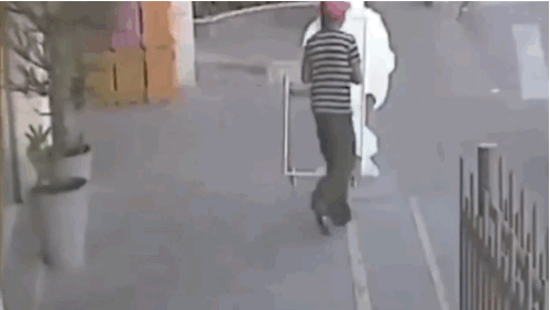 衝撃的なgif