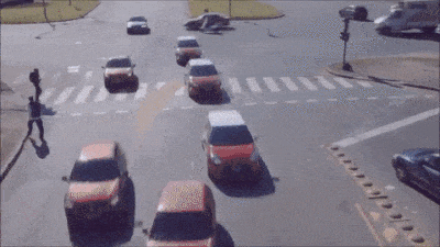 衝撃的なgif