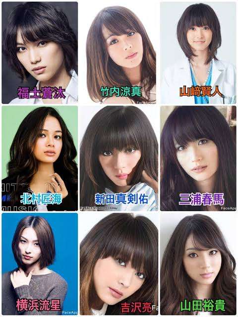 アプリで芸能人を性転換させてみるトピpart２