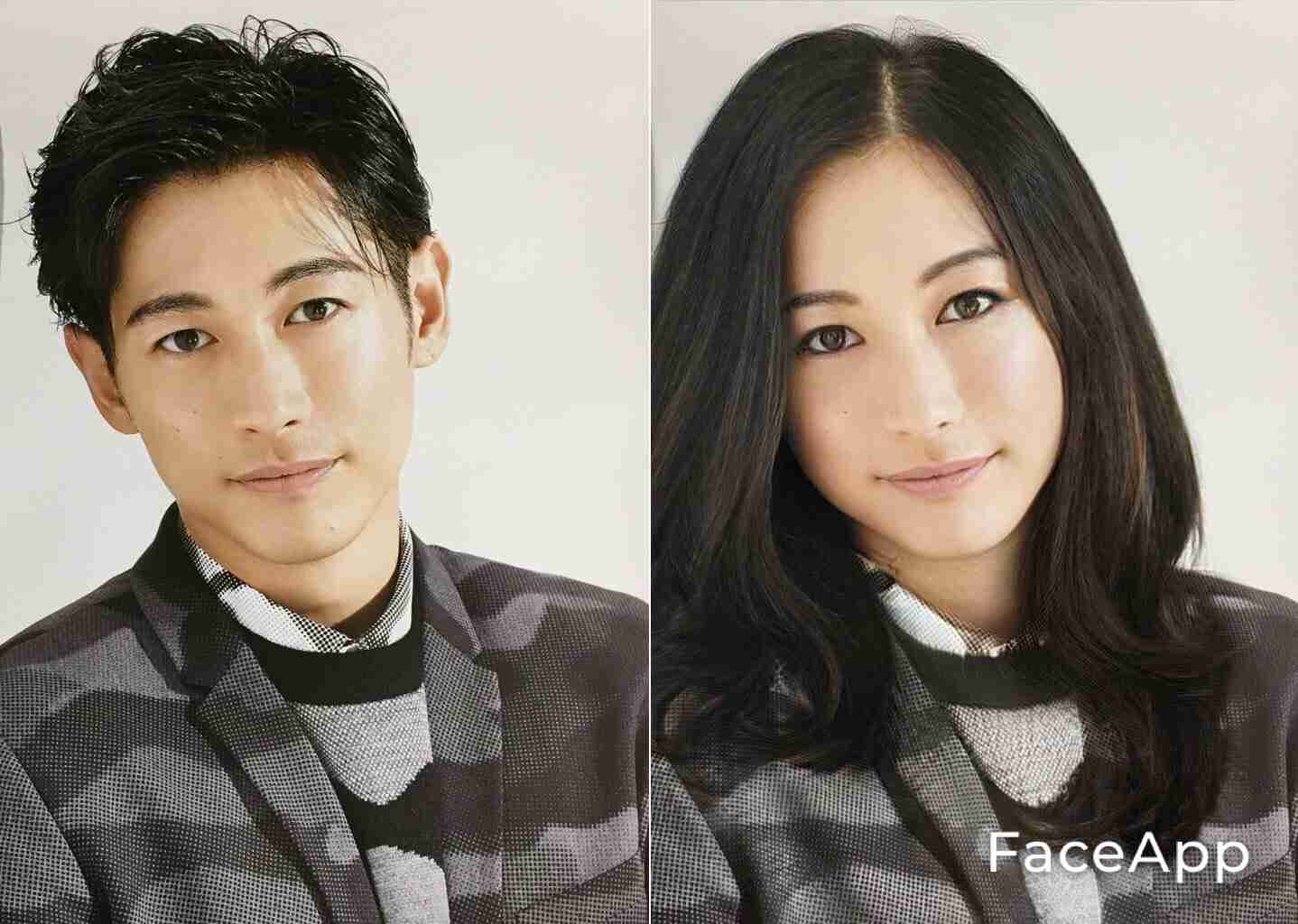 アプリで芸能人を性転換させてみるトピpart２