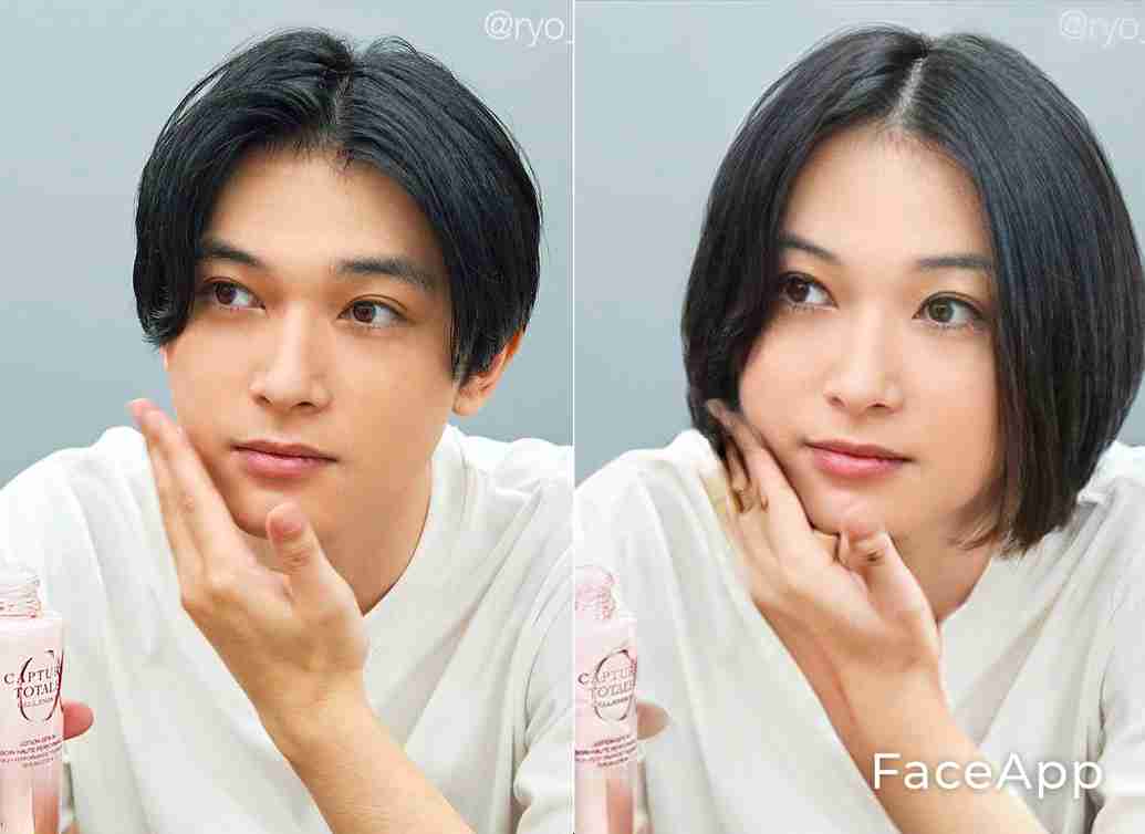 アプリで芸能人を性転換させてみるトピpart２