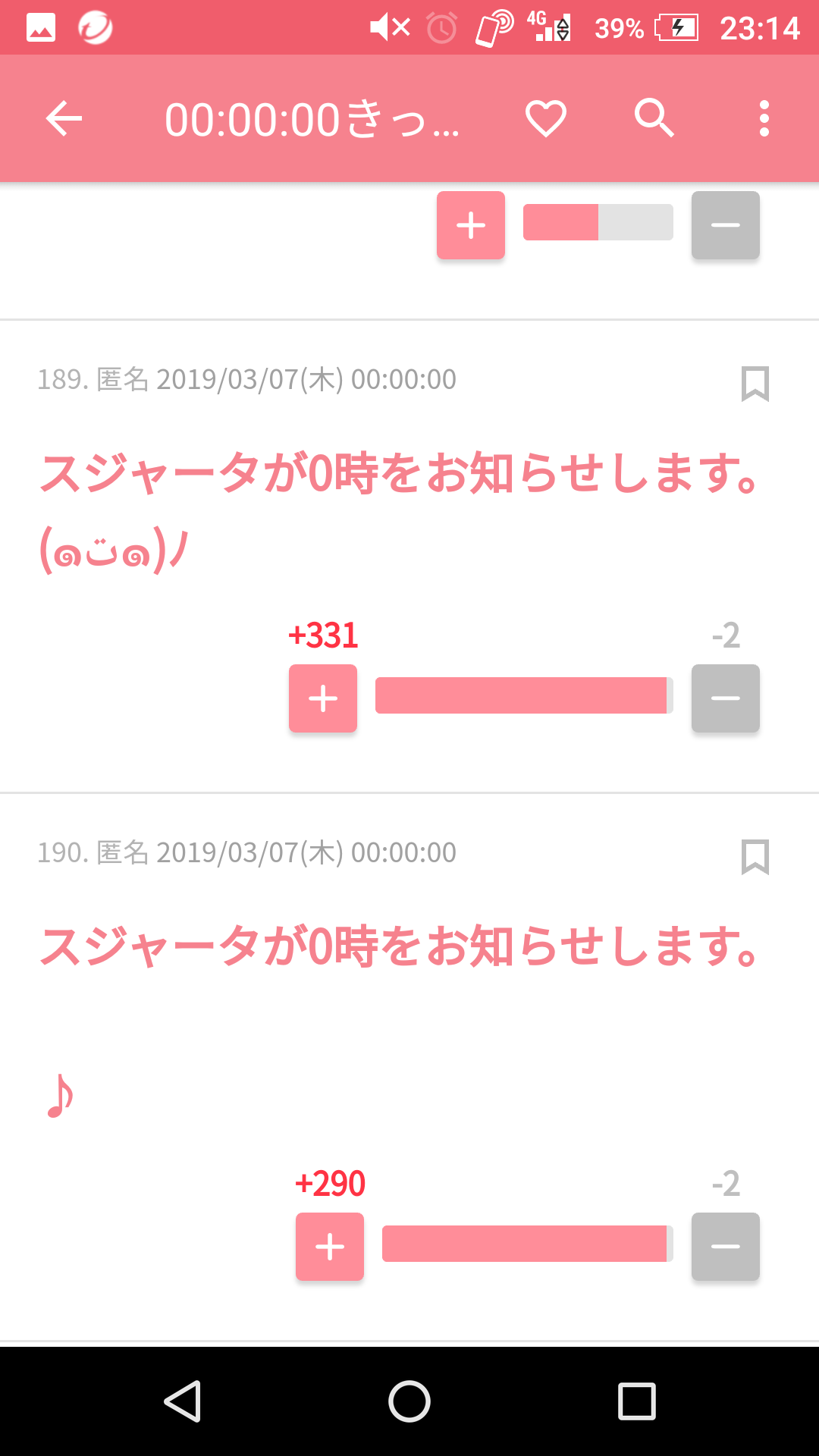 00:00:00きっかりに・・・part3