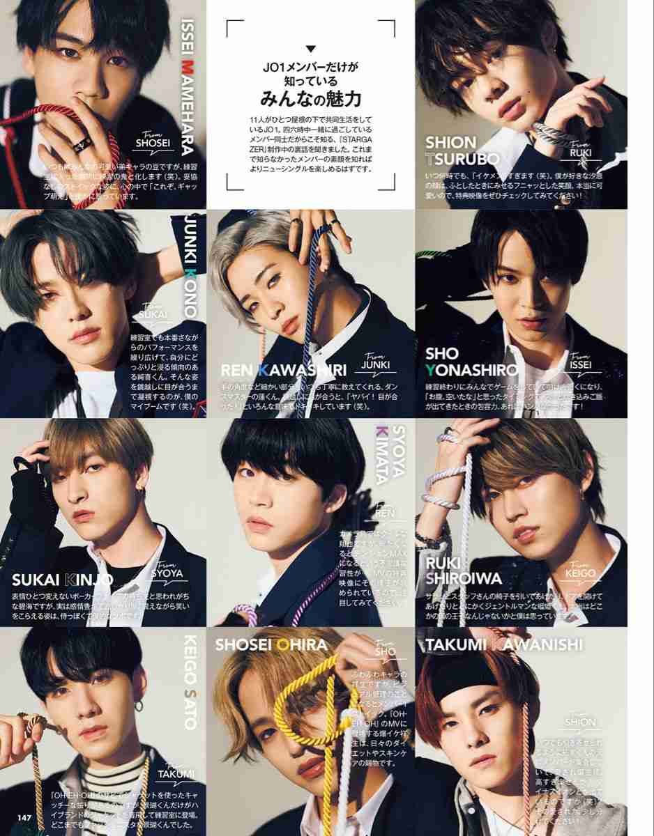 JO1、初の写真集「Progress」発売が決定！
