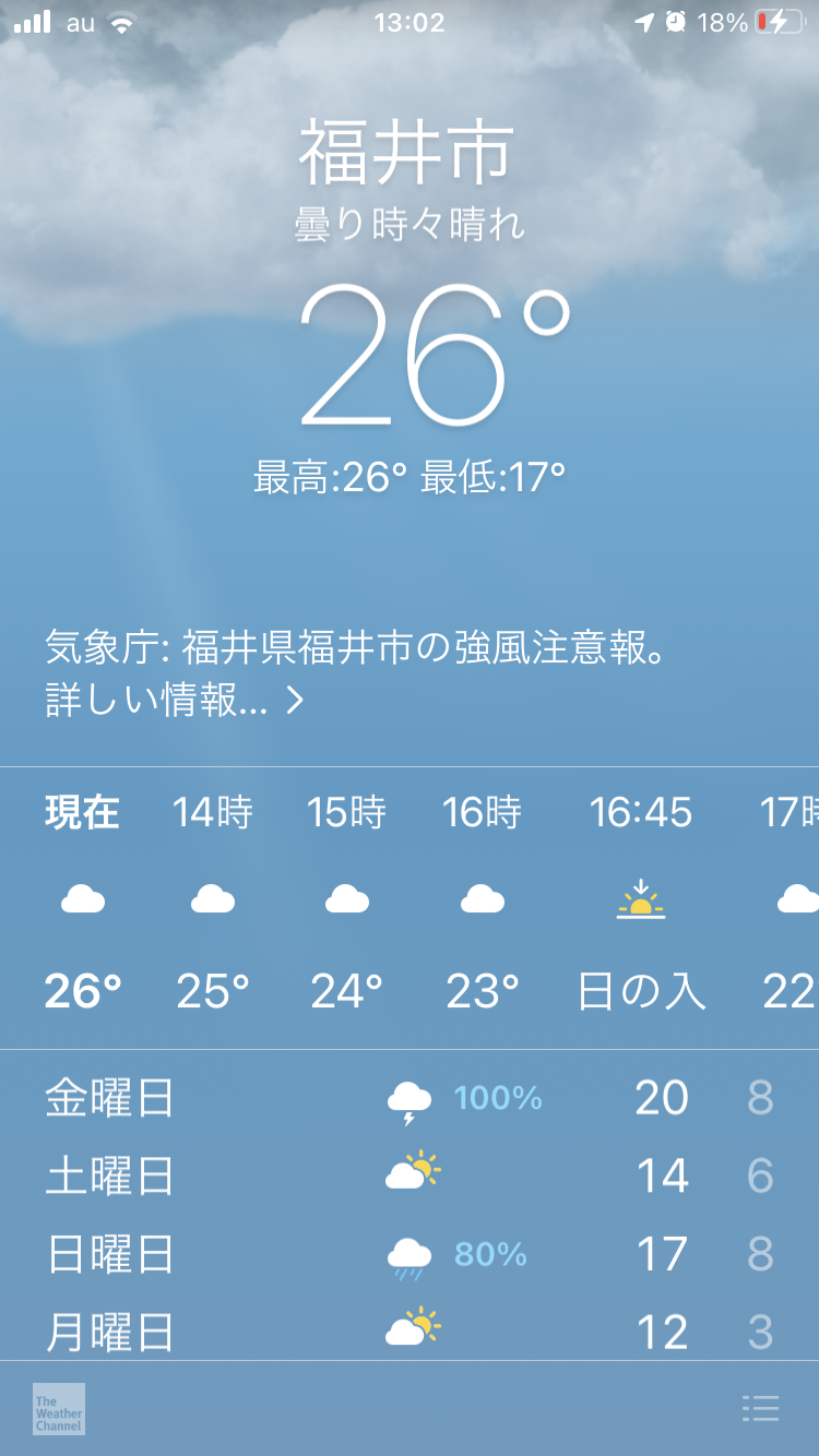 暑い