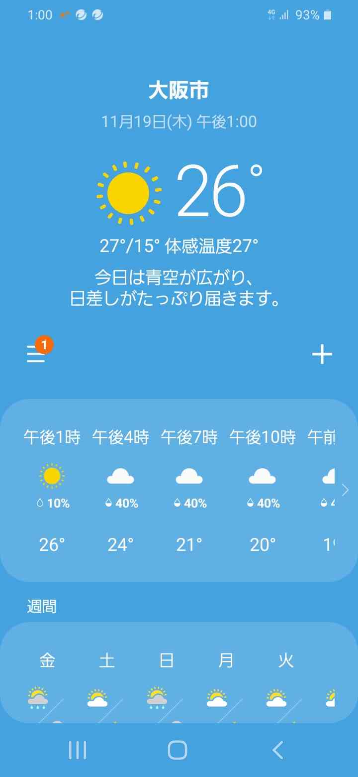 暑い
