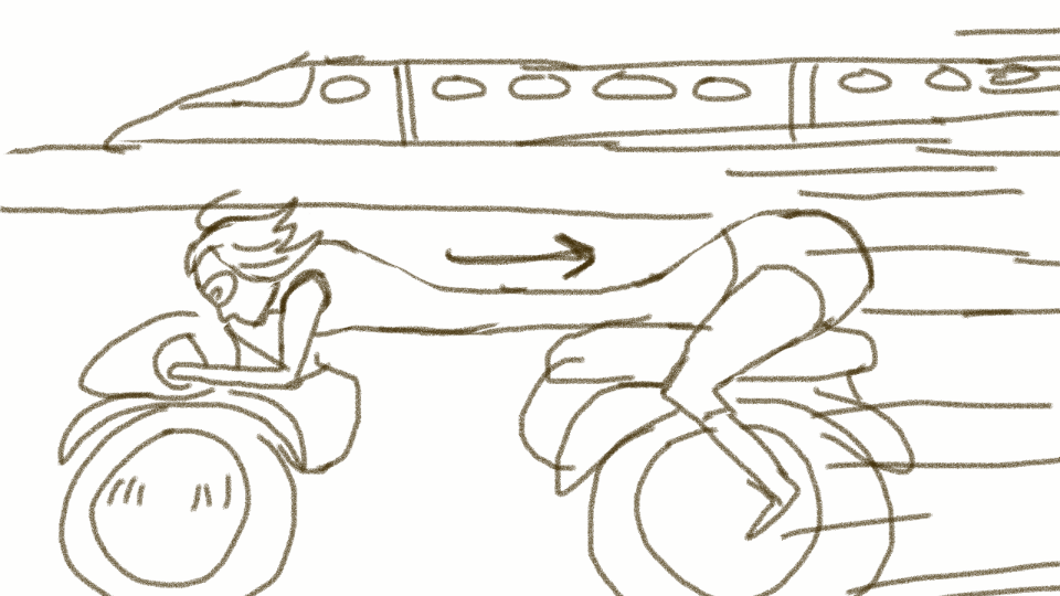 映画のワンシーンを描いてみよう！