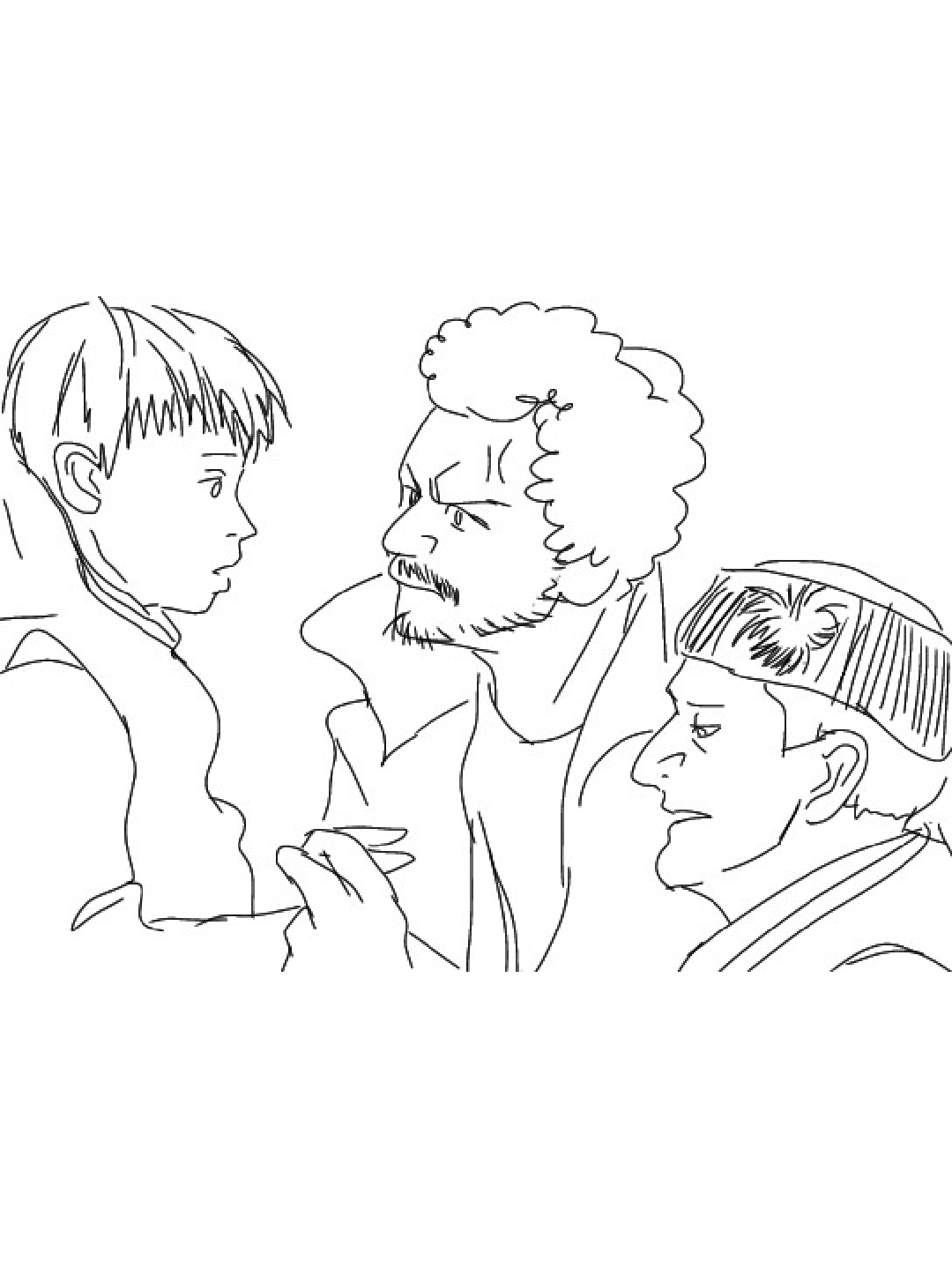 映画のワンシーンを描いてみよう！