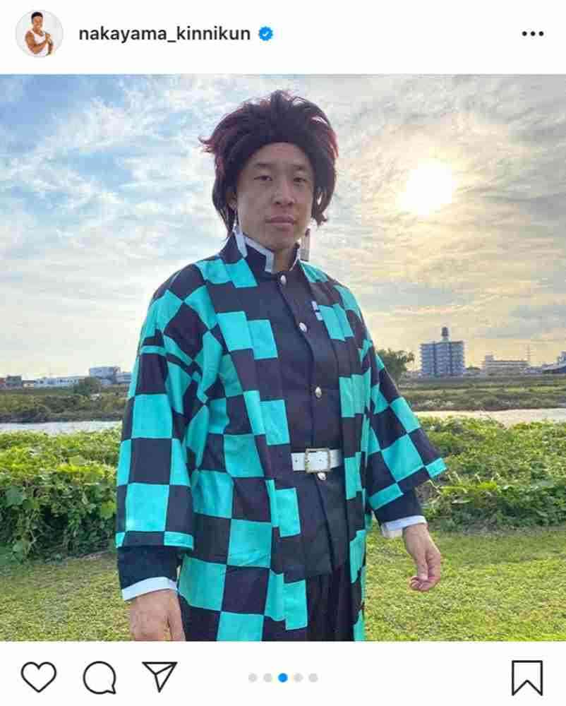 「鬼滅の刃」主人公の仮装も　マスクに手袋、感染防止徹底「なるべく話さない」　ハロウィン