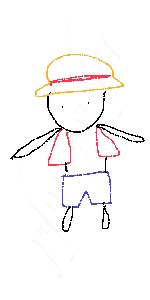 少年漫画のキャラを描いて当てて貰うトピ
