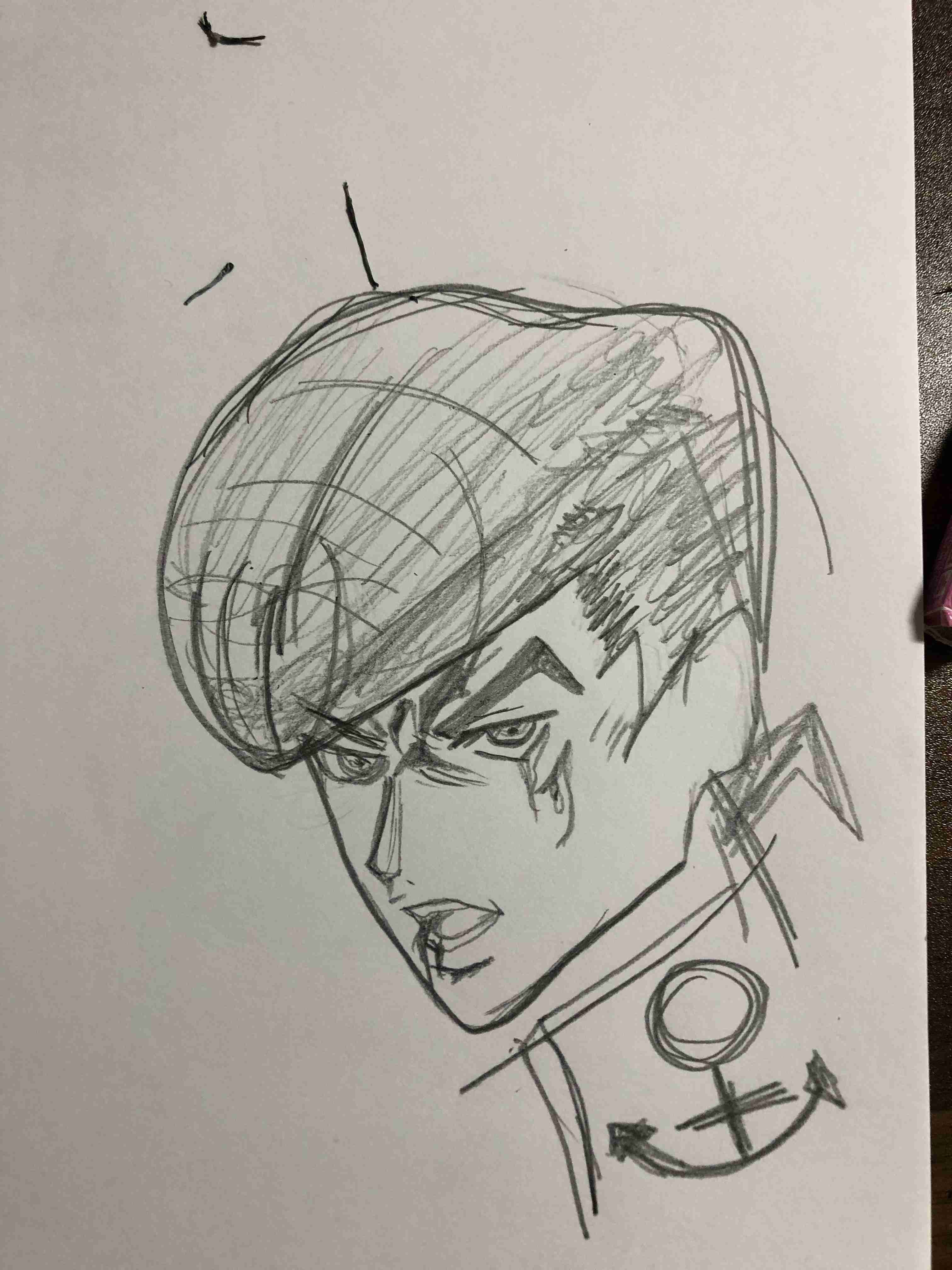 少年漫画のキャラを描いて当てて貰うトピ