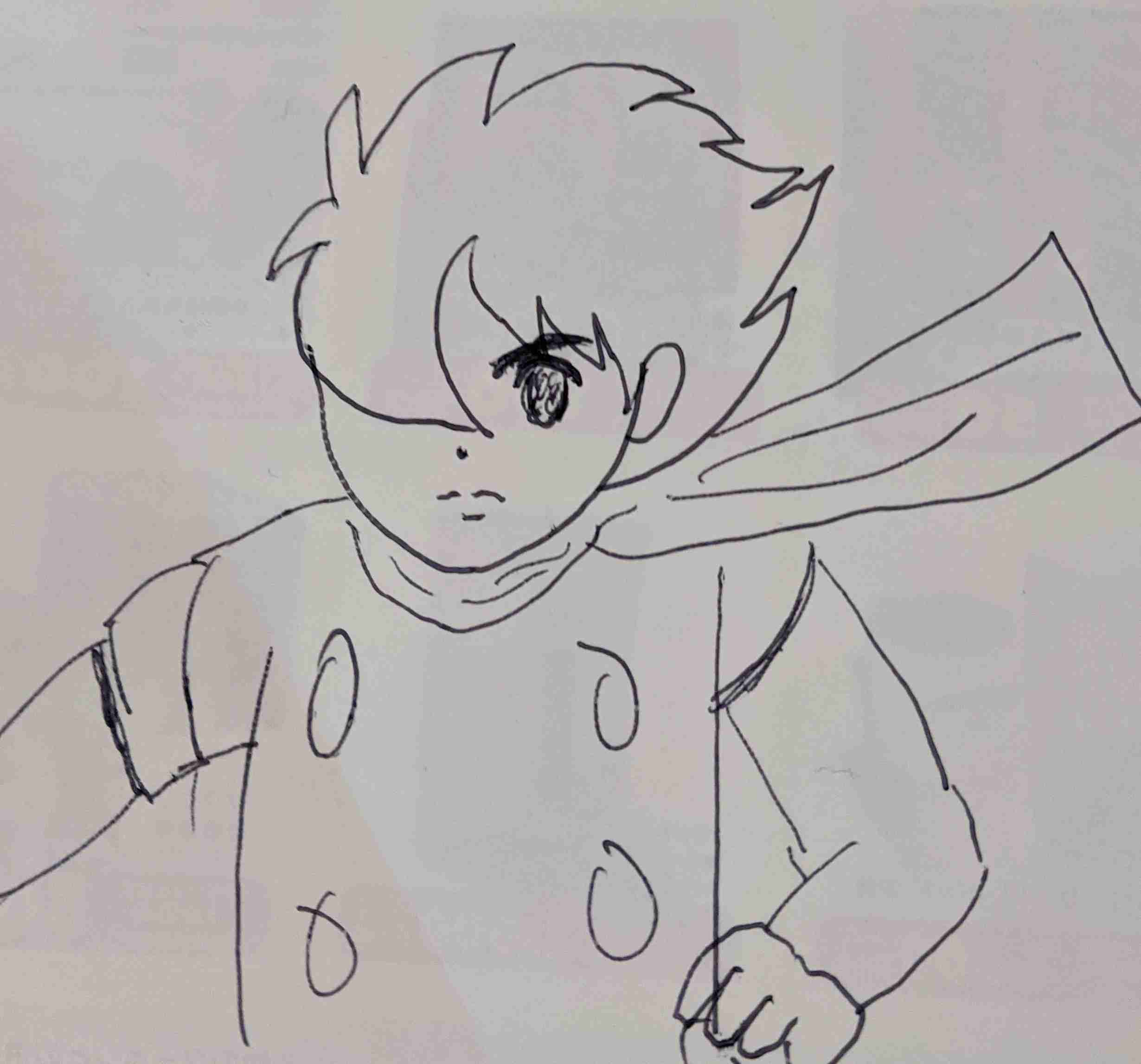 少年漫画のキャラを描いて当てて貰うトピ