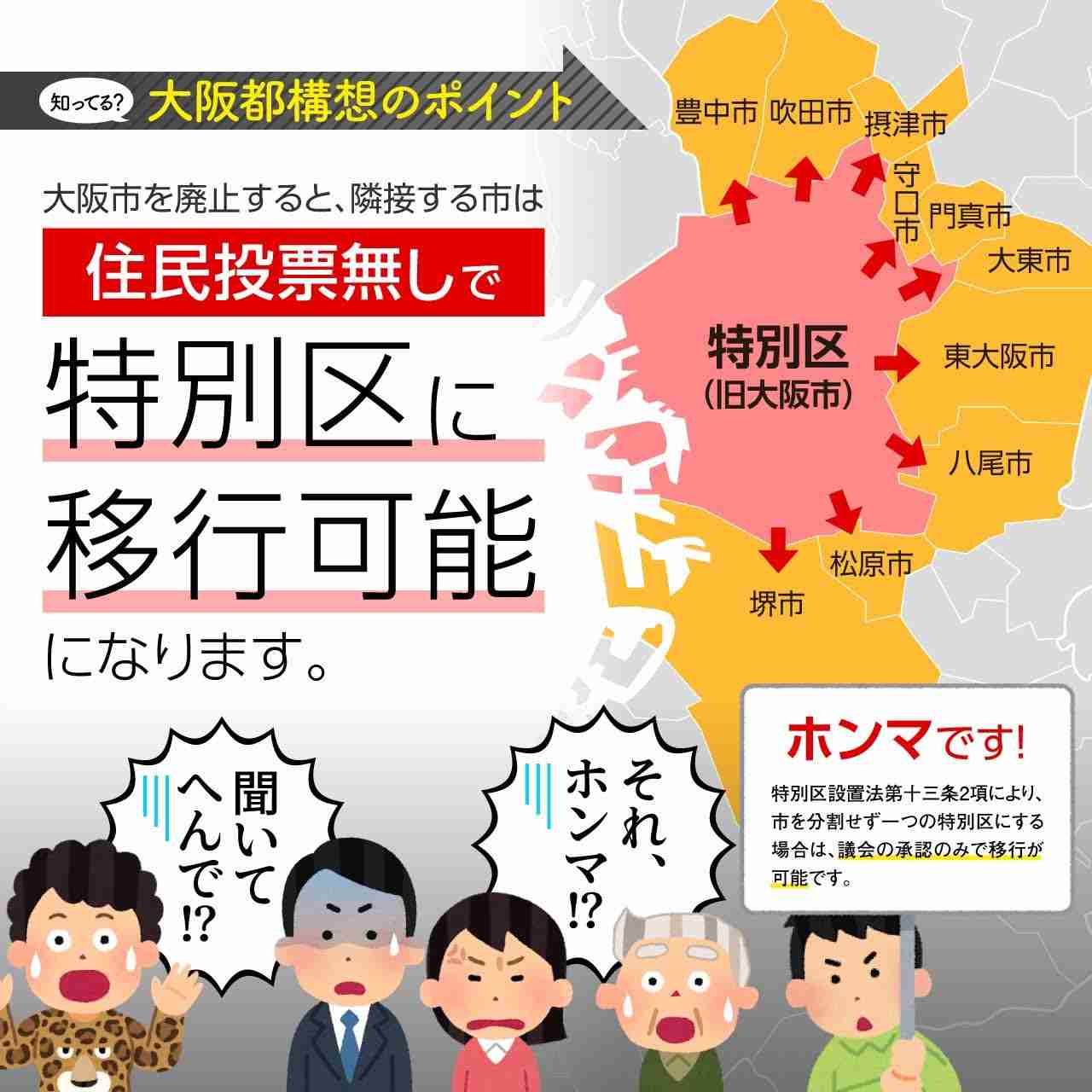 【今日投票日】大阪都構想の選挙を見守るトピ