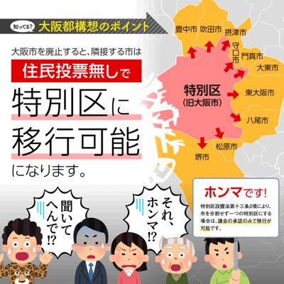 【今日投票日】大阪都構想の選挙を見守るトピ
