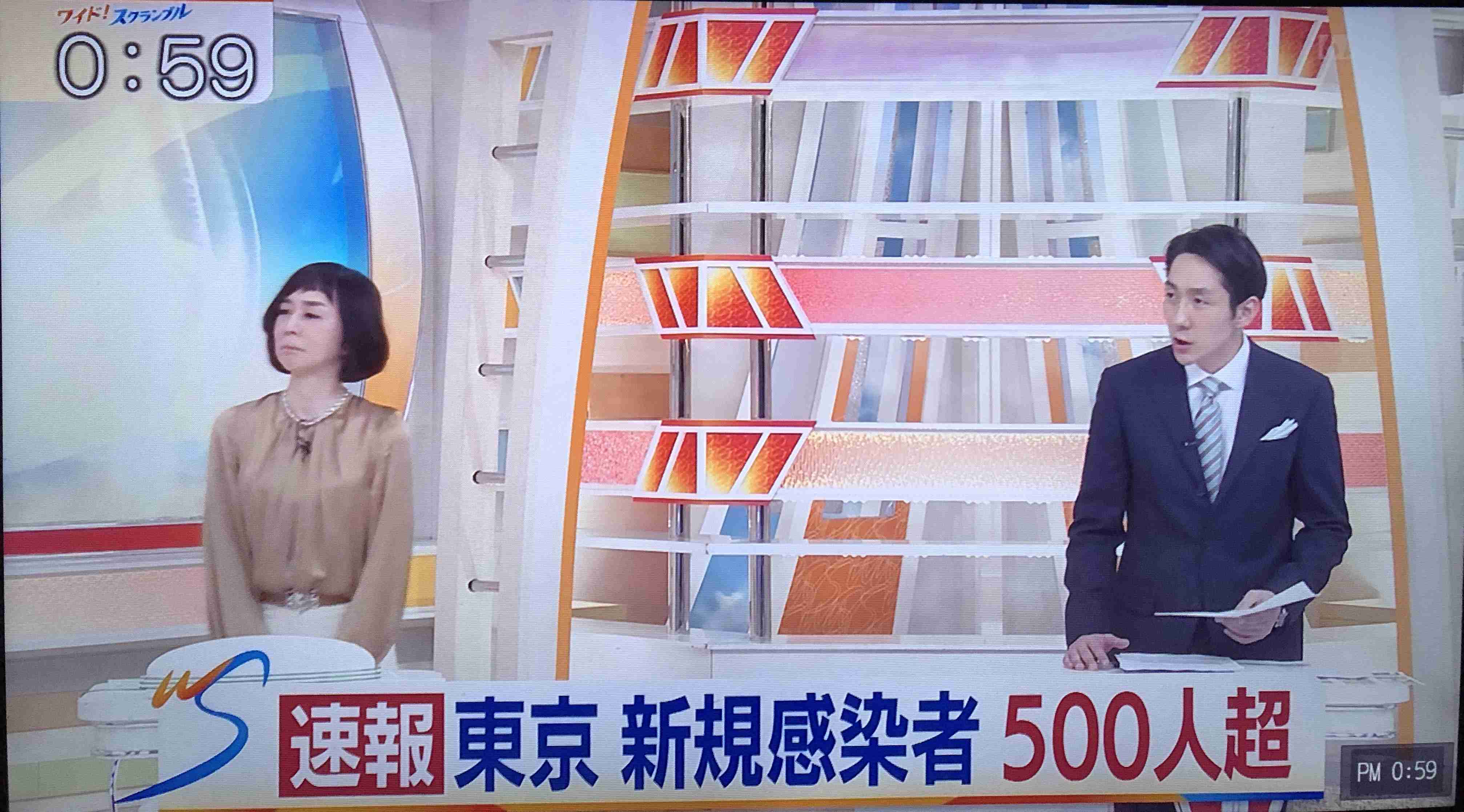 新型コロナ 東京都で新たに493人の感染確認 一日の感染者数としては過去最多