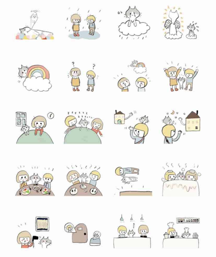 お気に入りのLINEスタンプと、LINE着せかえをどうぞ