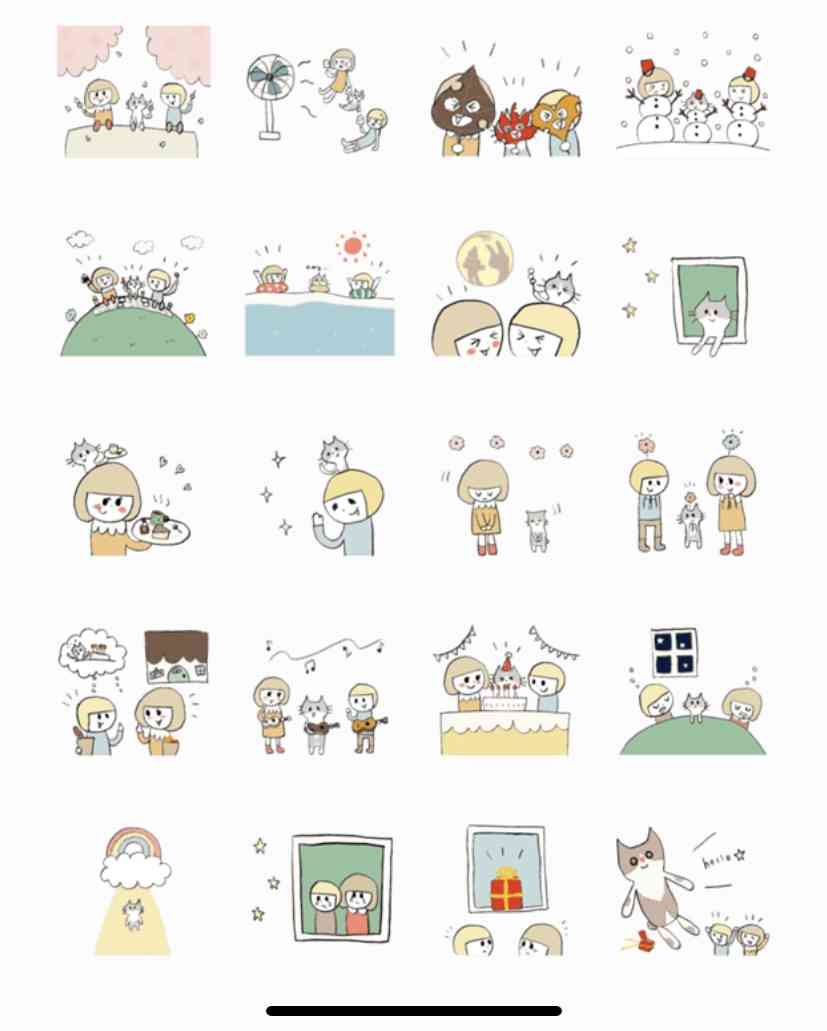 お気に入りのLINEスタンプと、LINE着せかえをどうぞ
