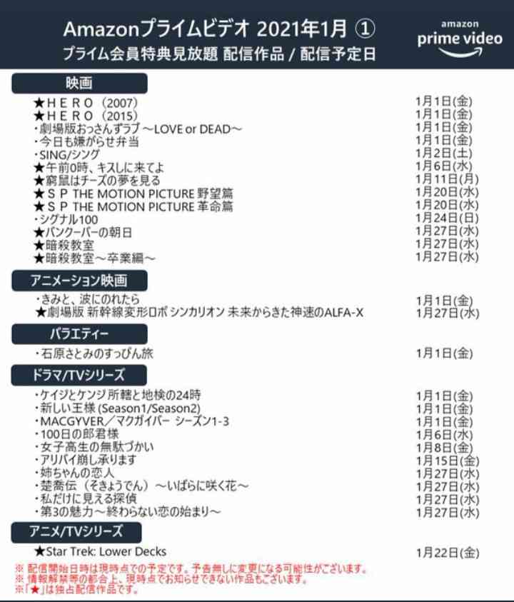 Amazonプライムビデオのおすすめ