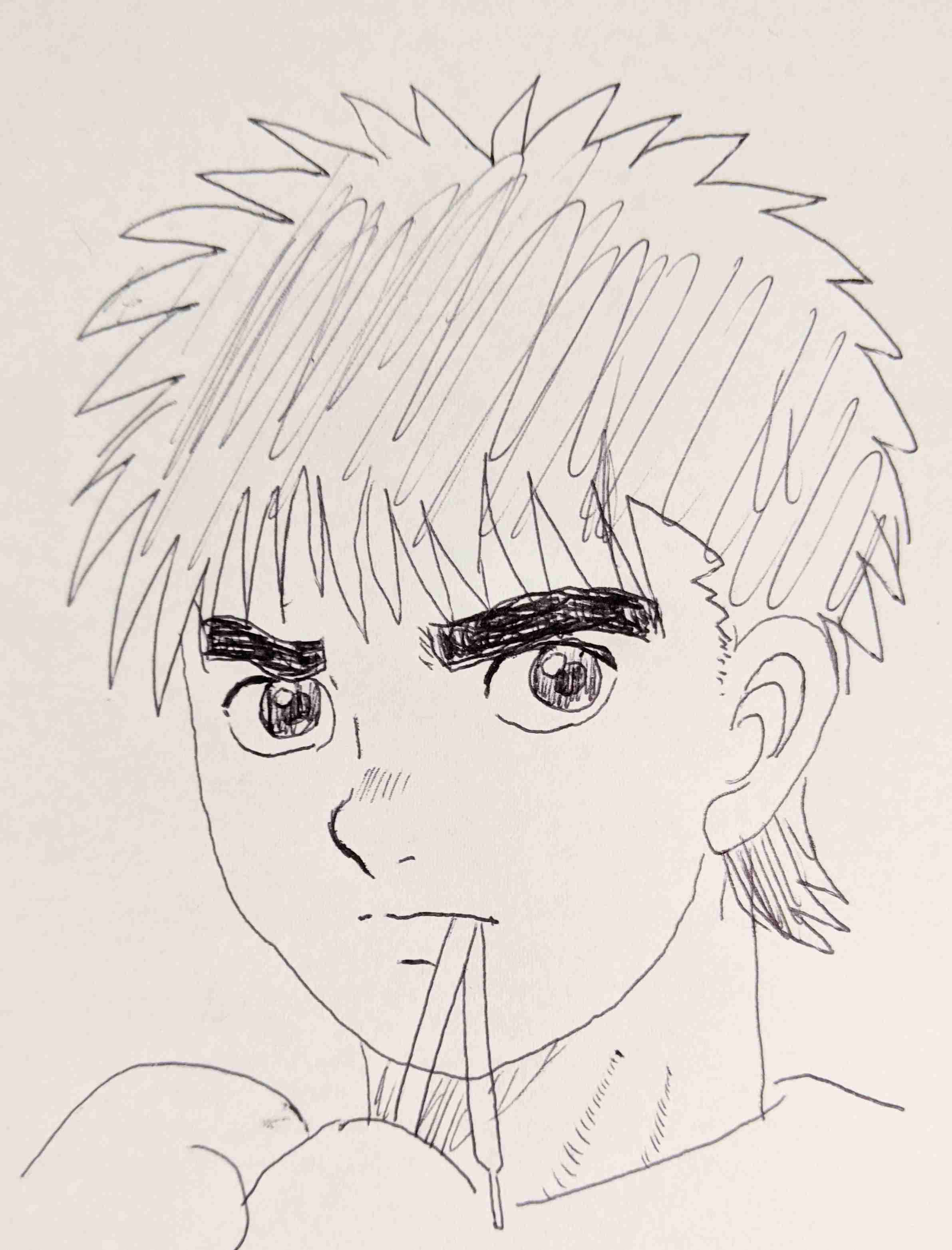 少年漫画のキャラを描いて当てて貰うトピ
