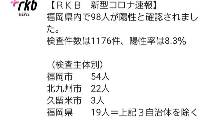 【コロナ】福岡県民の方、話しましょう!【part9】