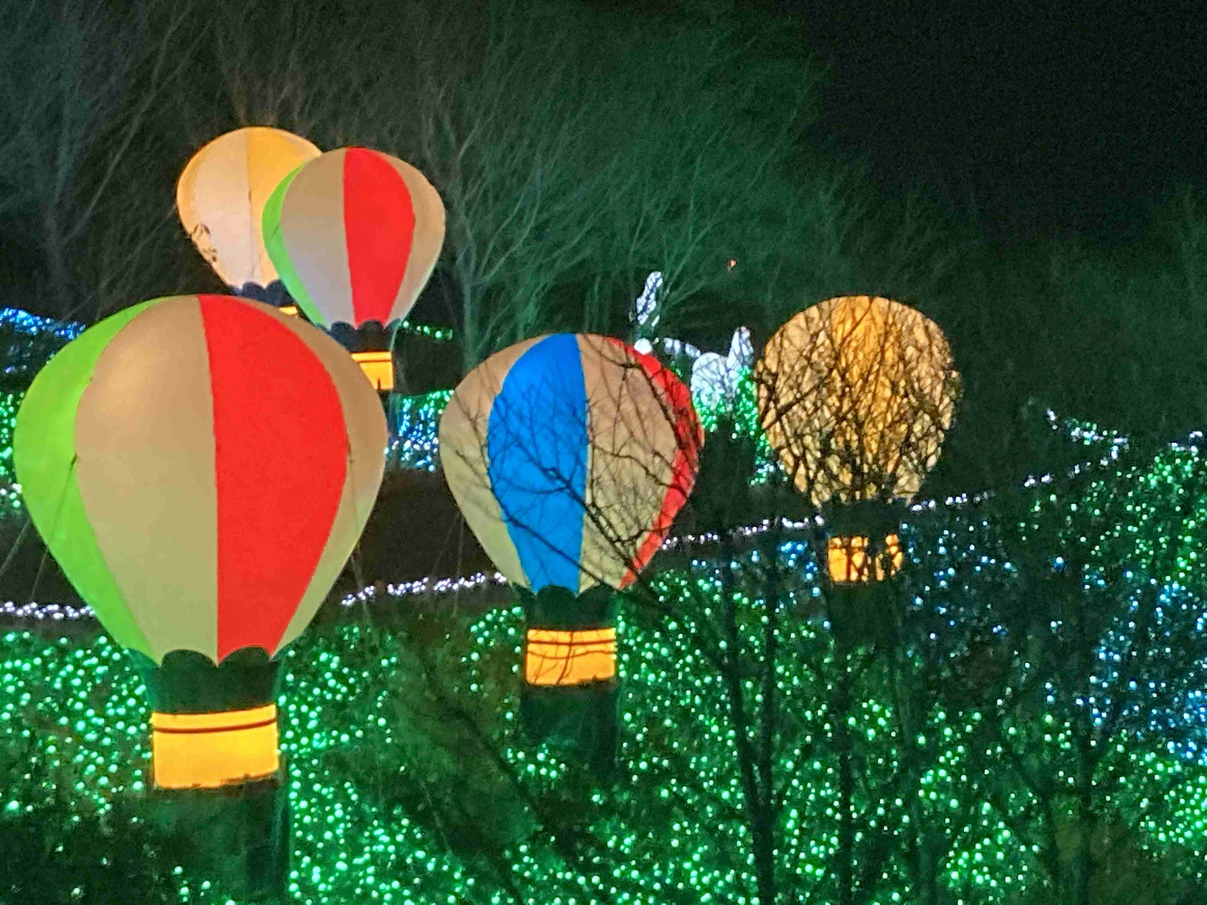 夜景の画像を観ながら夜を過ごすトピ