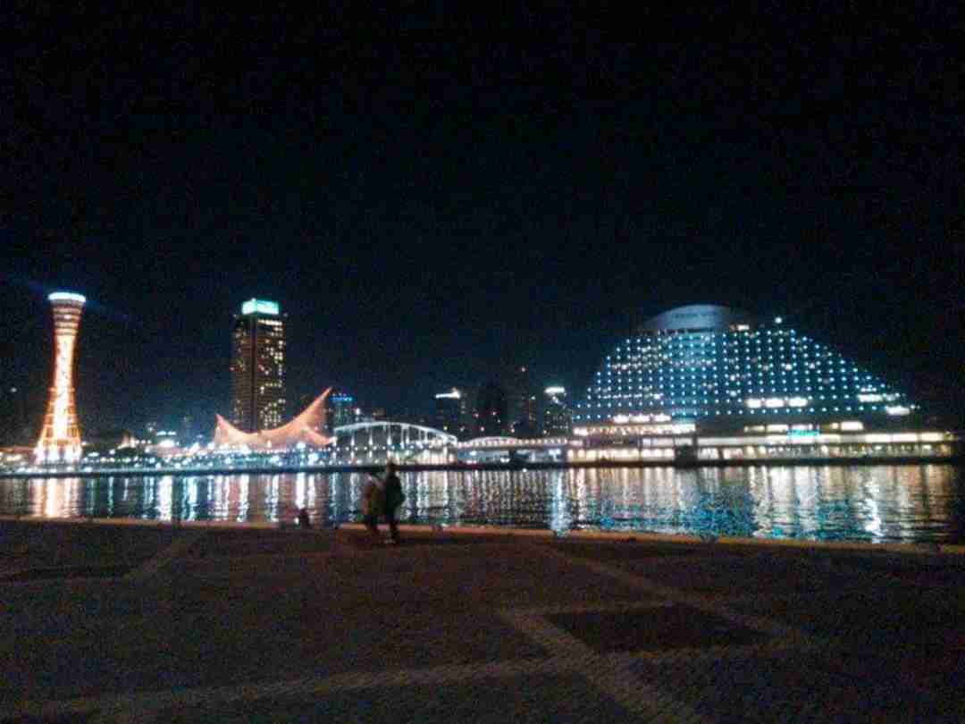 夜景の画像を観ながら夜を過ごすトピ