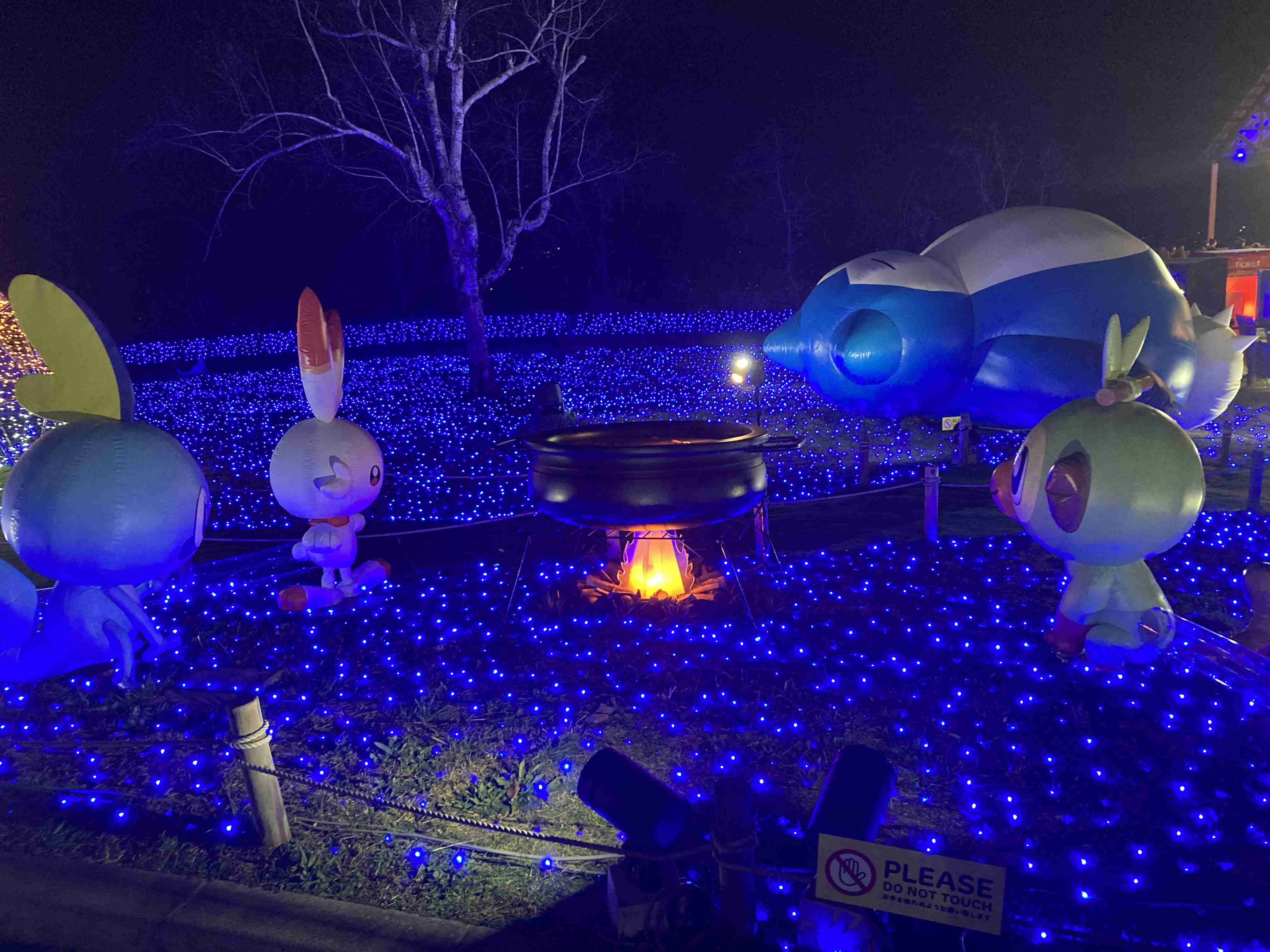 夜景の画像を観ながら夜を過ごすトピ