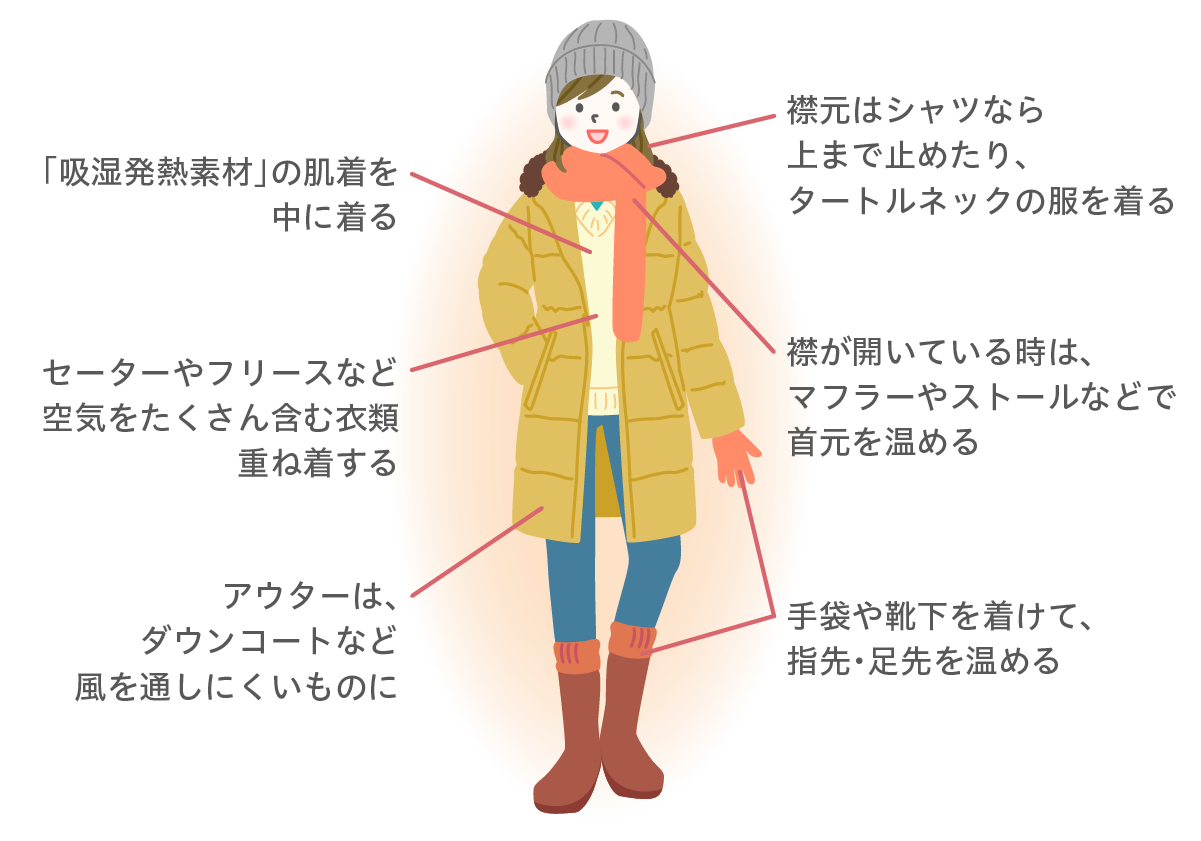 30歳から急に寒さを感じるようになった人