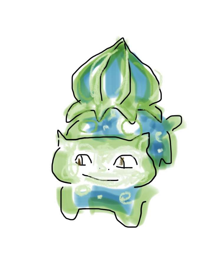 好きなポケモンを記憶を頼りに描いて何か当ててもらうトピ