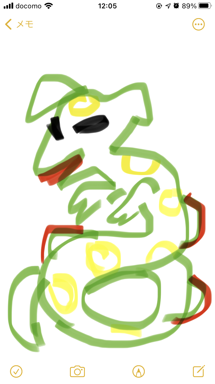 好きなポケモンを記憶を頼りに描いて何か当ててもらうトピ