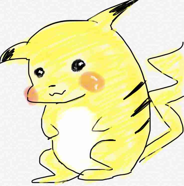 好きなポケモンを記憶を頼りに描いて何か当ててもらうトピ