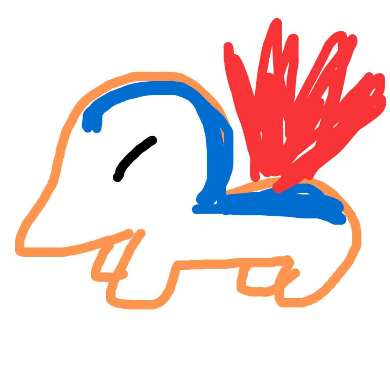 好きなポケモンを記憶を頼りに描いて何か当ててもらうトピ