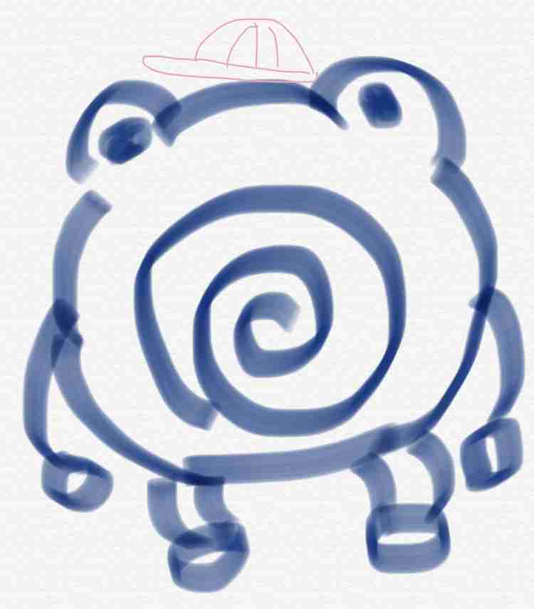 好きなポケモンを記憶を頼りに描いて何か当ててもらうトピ