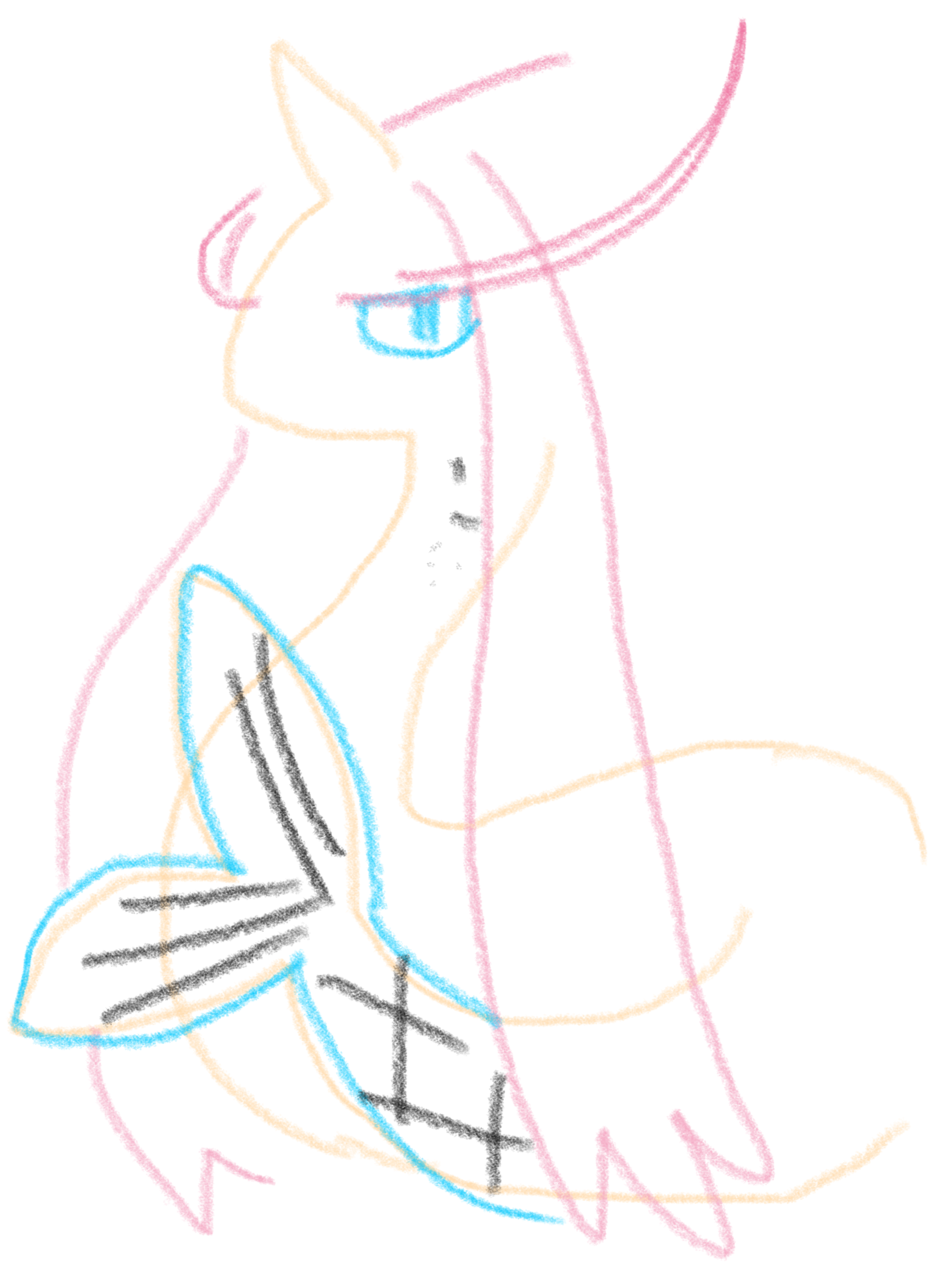 好きなポケモンを記憶を頼りに描いて何か当ててもらうトピ