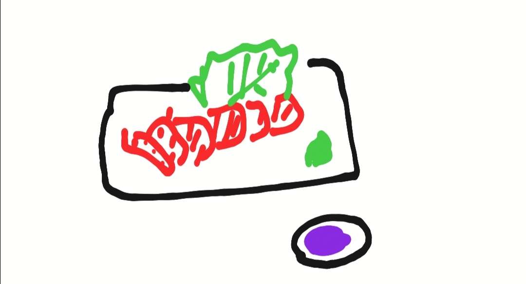 今日のハイライトをお絵かきする