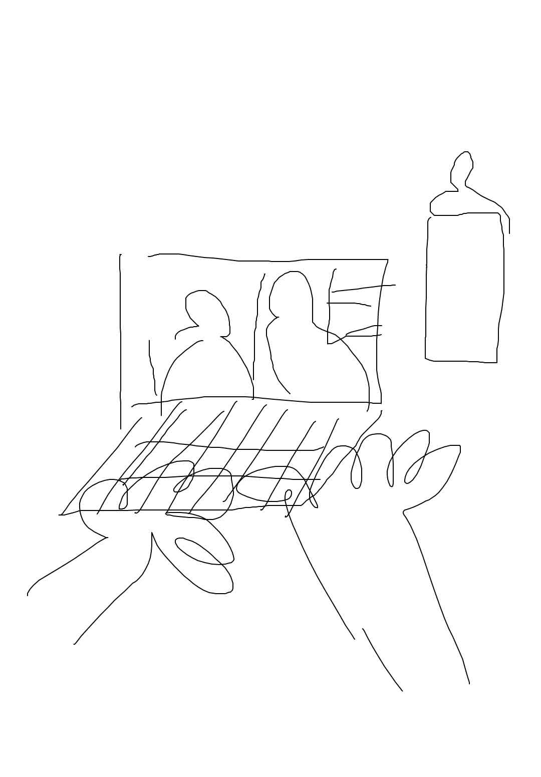 今日のハイライトをお絵かきする