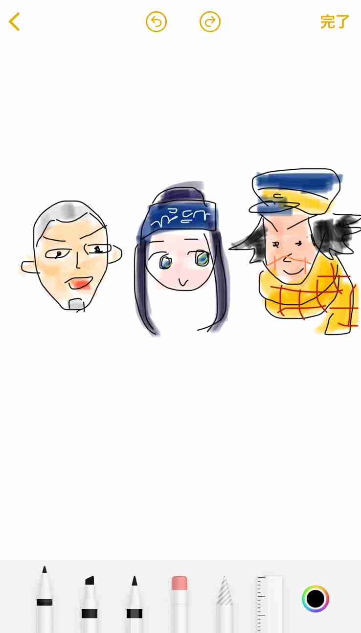 今日のハイライトをお絵かきする