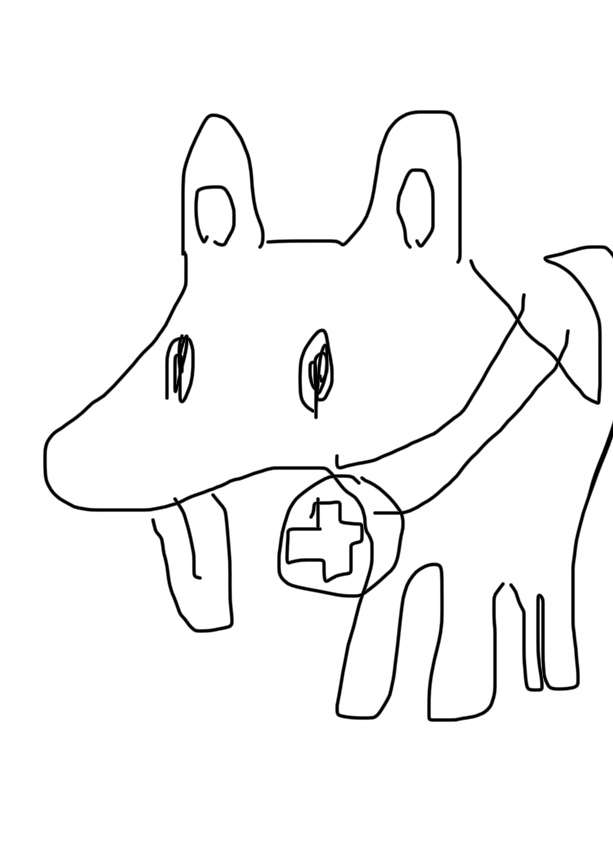 絵の下手な人が描いたものに上手い人が色付けして作品にするトピ