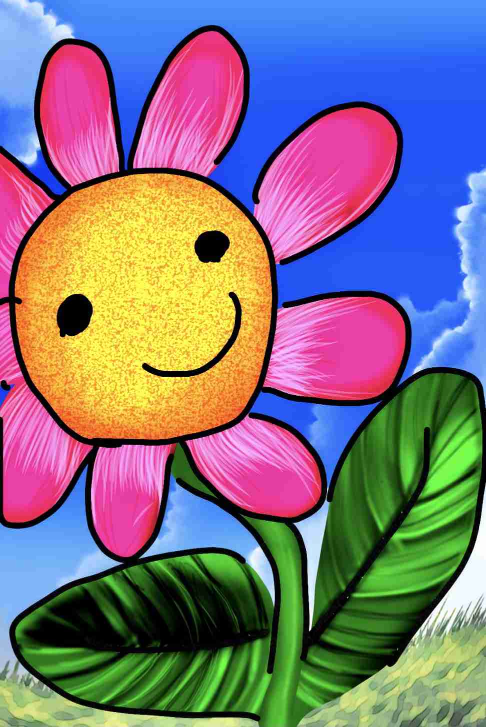 絵の下手な人が描いたものに上手い人が色付けして作品にするトピ