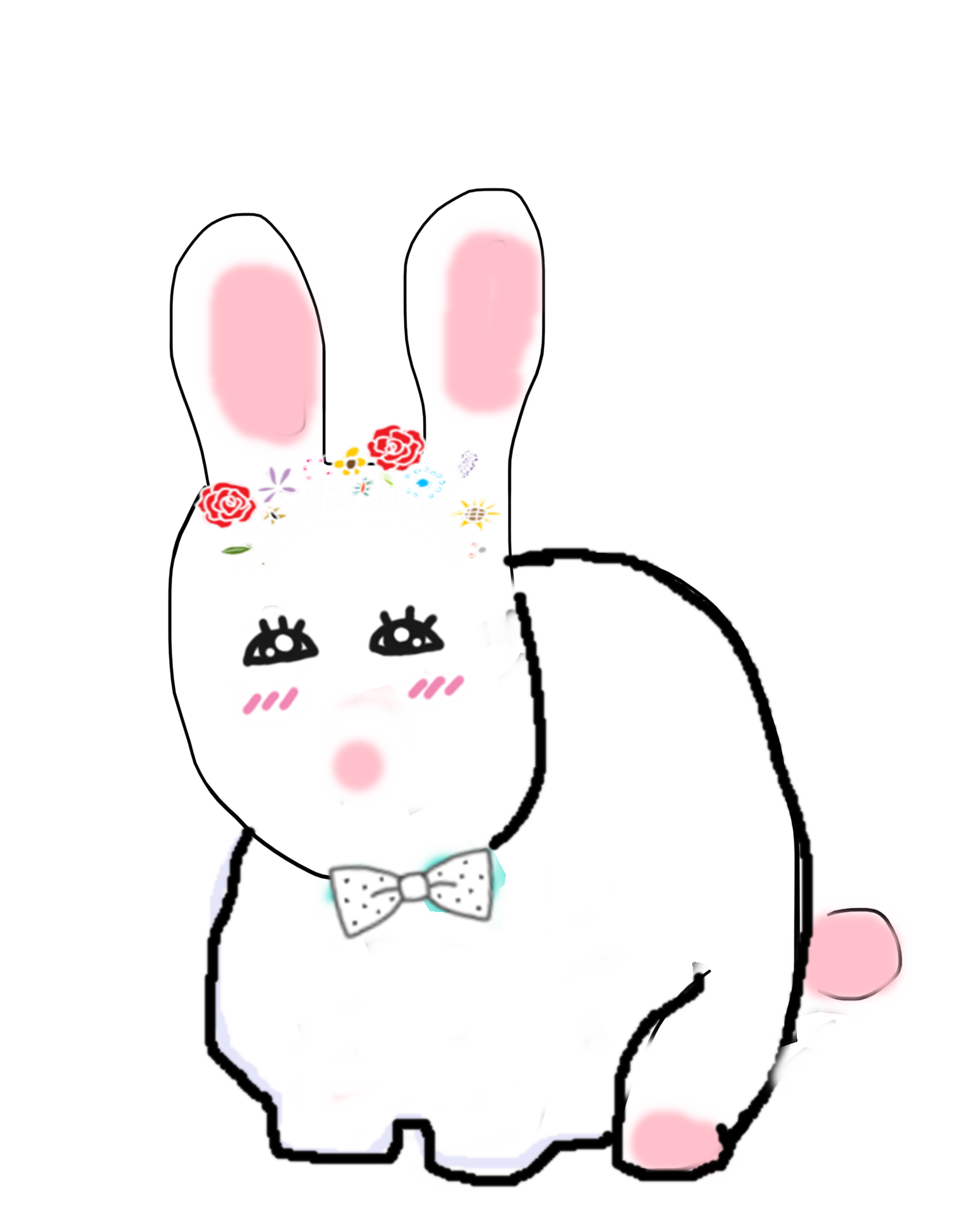 絵の下手な人が描いたものに上手い人が色付けして作品にするトピ
