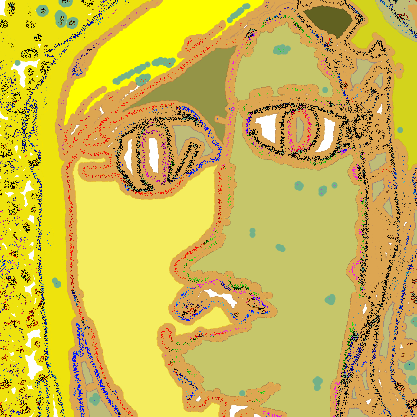 絵の下手な人が描いたものに上手い人が色付けして作品にするトピ