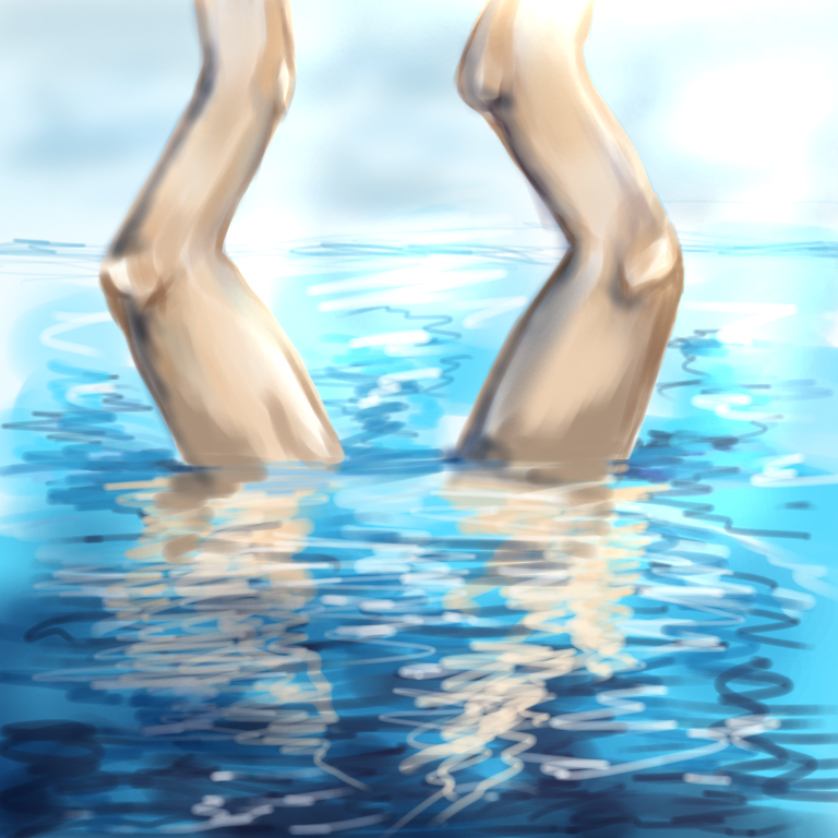 絵の下手な人が描いたものに上手い人が色付けして作品にするトピ