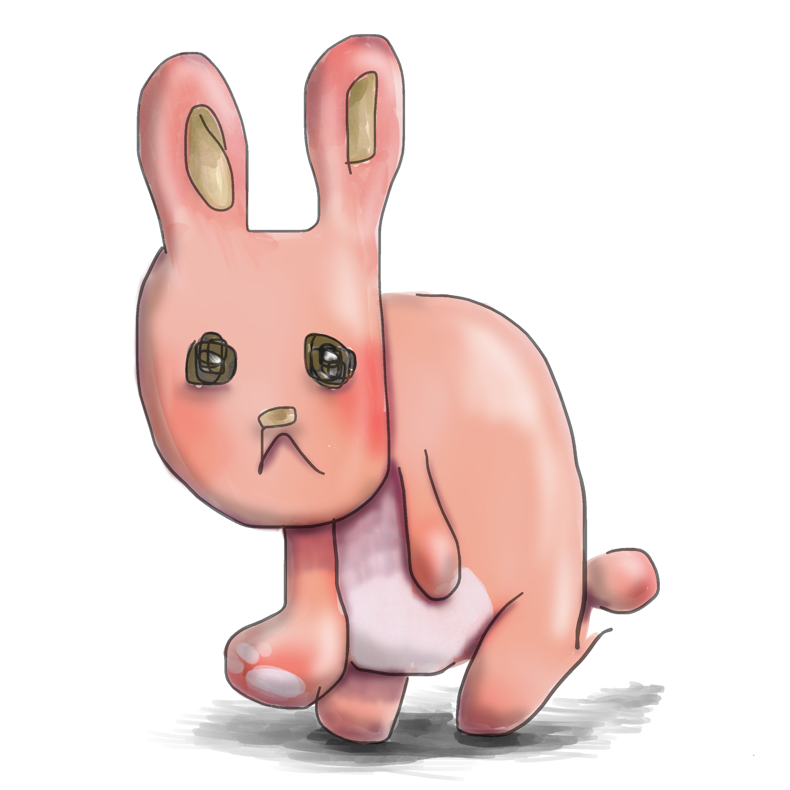 絵の下手な人が描いたものに上手い人が色付けして作品にするトピ