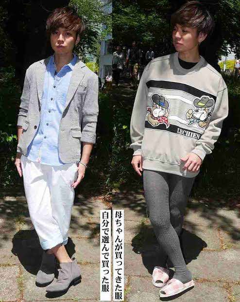奇抜ではないがダサいファッションの画像を下さい